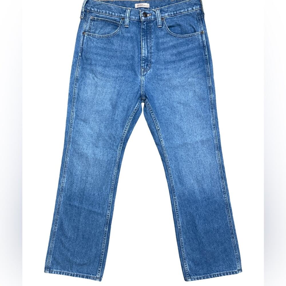Blue Ranchwear Men's Bronc Rider Denim Regular Straight Jeans Size 36 X 30 - Picture 4 of 11